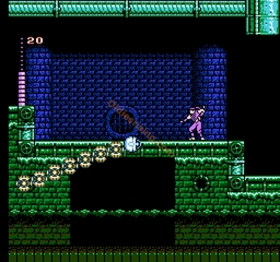 une photo d'Ã©cran de Blue Shadow sur Nintendo Nes